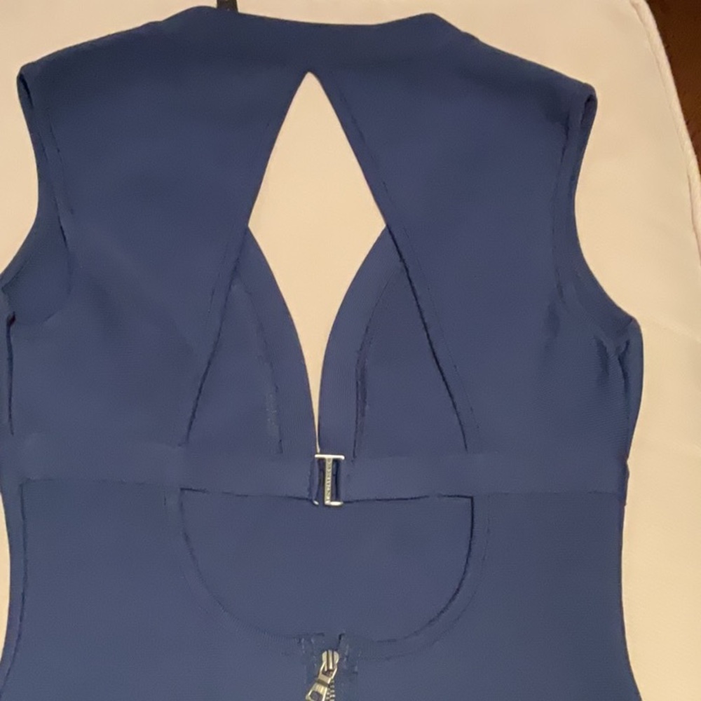 BCBGMaxAzria Royal Blue Sleeveless Mini Dress - Picture 5 of 7